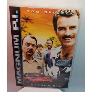Magnum PI The Complete Sixth Season 6 (DVD, 5 Disc Set, Region 1)